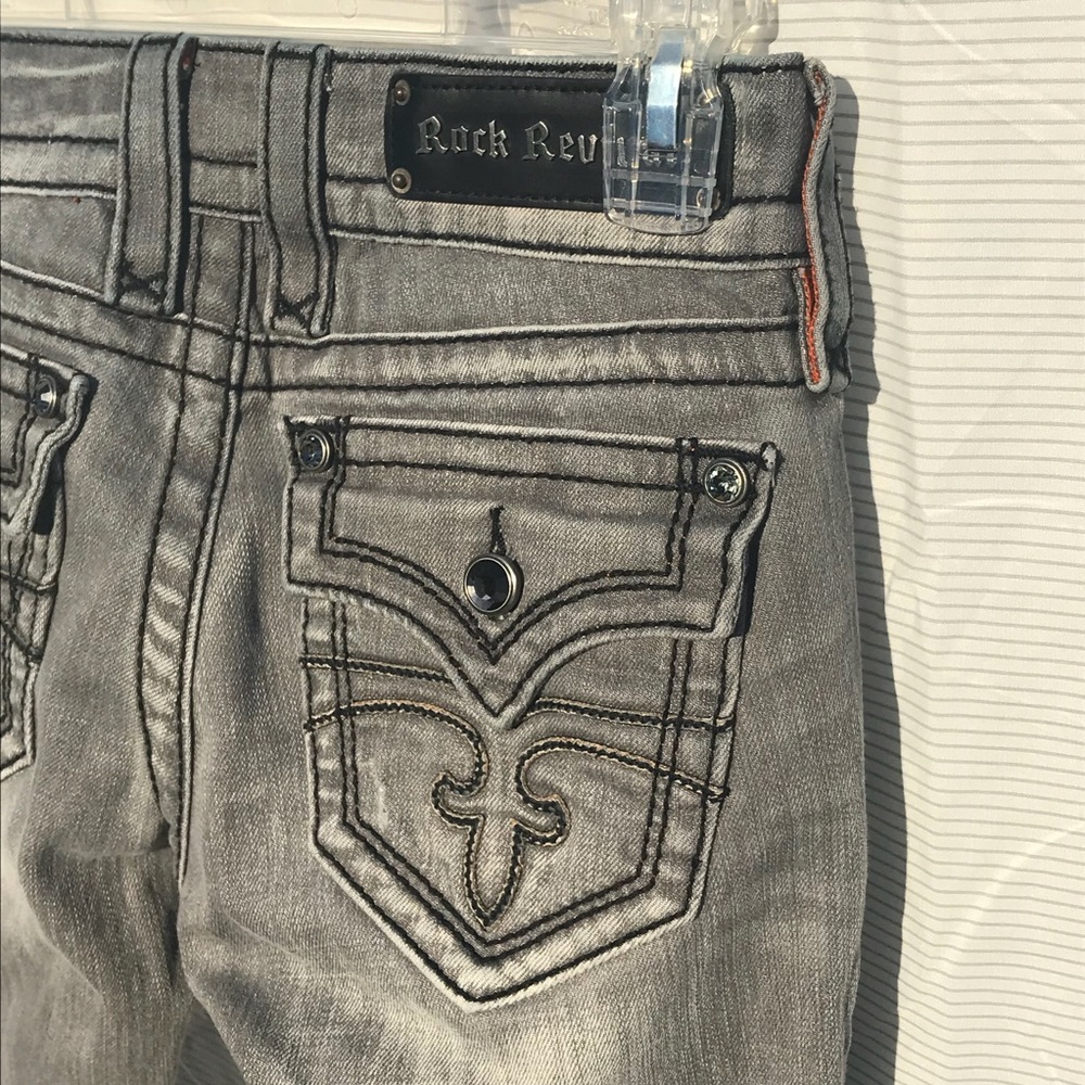 Rock Revival Gray Jeans